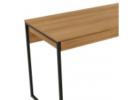 OFFICE TABLE MIDLAND REF 4156 1 TIR ALMOND/BLACK